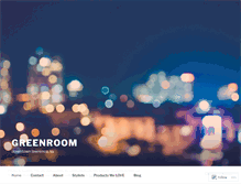 Tablet Screenshot of greenroomlawrence.com